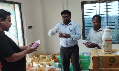 মুন্সীগঞ্জে কেমিস্ট ছাড়াই কসমেটিকস উৎপাদনে জরিমানা