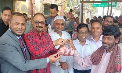 স্বল্প মূল্যে ডিম ও গরুর মাংস বিক্রির উদ্বোধন করলেন এমপি ওয়াহাব