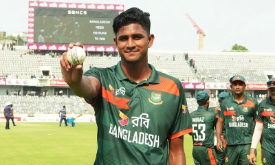আইসিসির সেরা ক্রিকেটার নাহিদ রানা