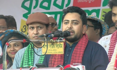 এনসিপির আহ্বায়ক নাহিদ ইসলাম। ছবি : সংগৃহীত