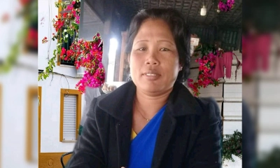 পোড়াগাঁও ইউনিয়ন আওয়ামী লীগের সভাপতি গারো জাতিগোষ্ঠীর নারী বন্দনা চাম্বুগং। ছবি- রূপালী বাংলাদেশ