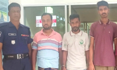 অনলাইন জুয়া খেলতে গিয়ে পুলিশের জালে ৩ যুবক
