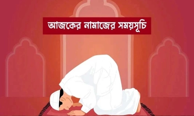 আজকের নামাজের সময়সূচি (১৪ অক্টোবর ২০২৫)