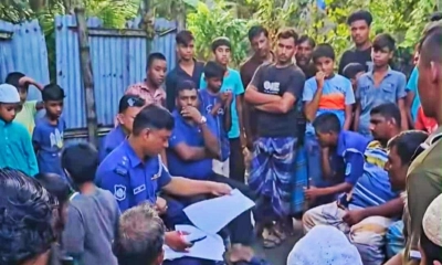 ঘটনাস্থলে পুলিশ। ছবি- রূপালী বাংলাদেশ