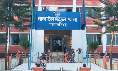 নান্দাইল মডেল থানা। ছবি- রূপালী বাংলাদেশ
