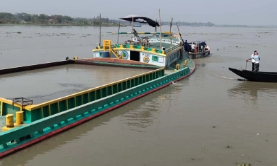 নড়াইলে অবৈধ বালু উত্তোলনে জরিমানা দুই লাখ