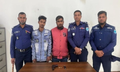 নারায়ণগঞ্জে বিদেশি পিস্তল, গুলিসহ দুই সন্ত্রাসী গ্রেপ্তার