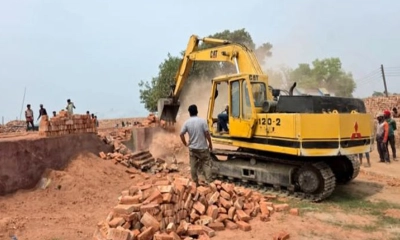 নারায়ণগঞ্জে অবৈধ ইটভাটার মালিককে ৯ লাখ টাকা জরিমানা