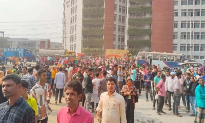 ভূমিকম্পে রূপগঞ্জে গার্মেন্টসের বিভিন্ন ভবনে ফাটল, আহত শতাধিক শ্রমিক