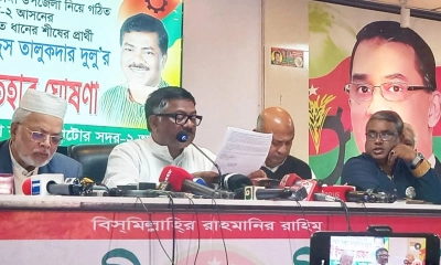 বিএনপি নেতা দুলুর ১০ দফা ইশতেহার ঘোষণা