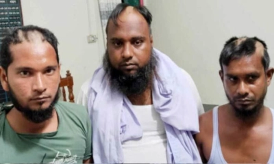 মাদরাসার নামে টাকা তোলা তিন ব্যক্তিকে চুল কেটে গণপিটুনি