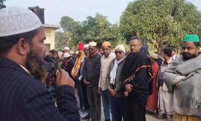 নলডাঙ্গায় খালেদা জিয়ার গায়েবানা জানাজা ও দোয়া
