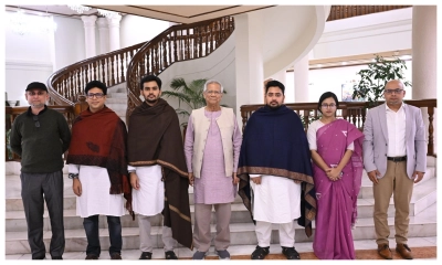জাতীয় নাগরিক পার্টির প্রতিনিধি দলের সঙ্গে প্রধান উপদেষ্টার বৈঠক