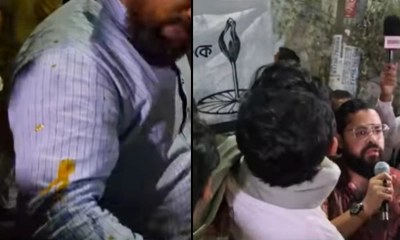 নাসীরুদ্দীন পাটওয়ারীর পথসভায় ডিম নিক্ষেপ