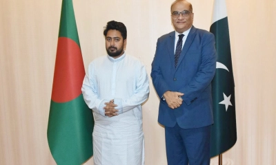 পাকিস্তান হাইকমিশনারের সঙ্গে নাহিদ ইসলামের বৈঠক