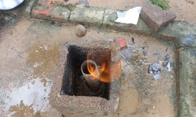 কলমাকান্দায় টিউবওয়েল থেকে বের হচ্ছে গ্যাস,  রান্না হচ্ছে খাবার