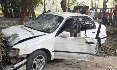 জামাইয়ের প্রাইভেট কারের ধাক্কায় প্রাণ গেল শ্বশুরের