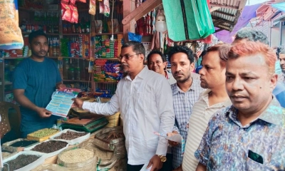 নীলফামারীতে বিএনপি নেতাদের ৩১ দফার প্রচারণা