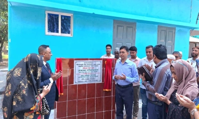 নীলফামারীতে আধুনিক ডাকবাংলো ভবনের ভিত্তিপ্রস্তর স্থাপন
