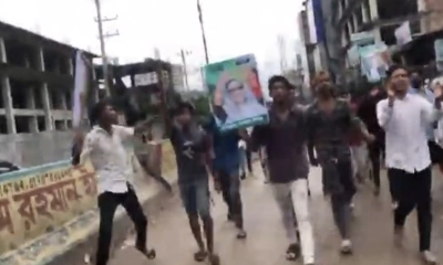 নোয়াখালীতে নিষিদ্ধ ছাত্রলীগের ঝটিকা মিছিল, আটক ৪
