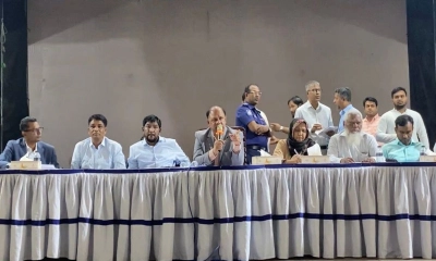 নরসিংদীতে আন্তর্জাতিক অপরাধ ট্রাইব্যুনালের তদন্ত টিমের সঙ্গে মতবিনিময় সভা