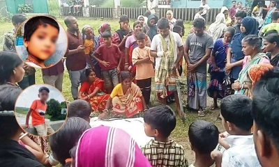 অঙ্কিতা ও নিখোঁজ তন্মিয়ার পরিবারের আহাজারি। ছবি- রূপালী বাংলাদেশ