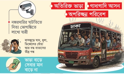 ঢাকার বাসে শাস্তির যাত্রা