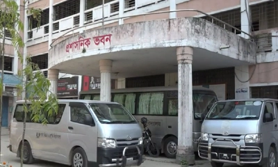 পাবনা বিজ্ঞান ও প্রযুক্তি বিশ্ববিদ্যালয়ের প্রশাসনিক ভবন।      ছবি- সংগৃহীত