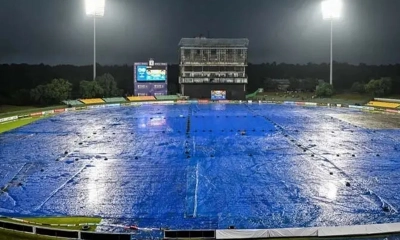 বৃষ্টির দাপটে পরিত্যক্ত পাকিস্তান-শ্রীলঙ্কা ম্যাচ