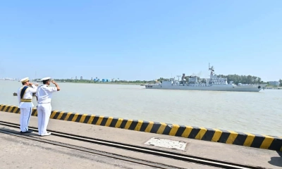 বাংলাদেশ সফরে এল পাকিস্তান নৌবাহিনীর জাহাজ। ছবি- সংগৃহীত
