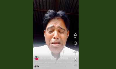 দল ছাড়ার ঘোষণা দিয়ে ফেসবুক লাইভে কাঁদলেন বিএনপি নেতা