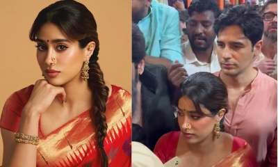 ‘পরমসুন্দরী’র প্রচারণায় ভিড়ের কারণে বিপাকে জাহ্নবী, সুরক্ষায় সিদ্ধার্থ