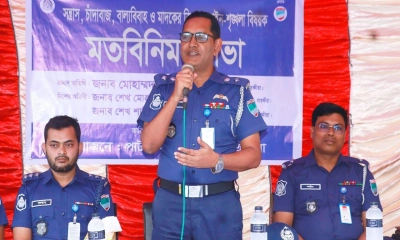 সাতক্ষীরায় সন্ত্রাস ও চাঁদাবাজি প্রতিরোধে মতবিনিময় সভা