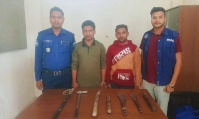 পেকুয়ায় প্রজন্ম লীগ সভাপতিসহ ২ জন গ্রেপ্তার, অস্ত্র উদ্ধার