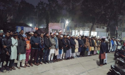 পিরোজপুরে ওসমান হাদির গায়েবানা জানাজা অনুষ্ঠিত