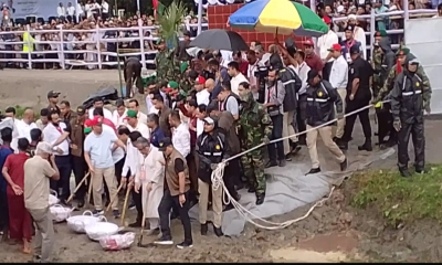 বাবার খনন করা খাল ৪৭ বছর পর উদ্বোধন করলেন প্রধানমন্ত্রী