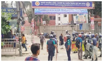 মানিক মিয়া এভিনিউতে সংঘর্ষ, আহত ৩৬