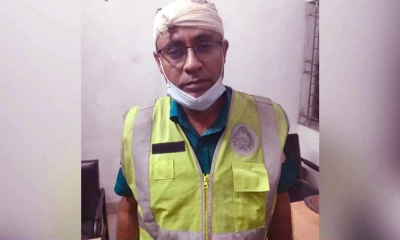 ট্রাফিক পুলিশের মাথা ফাটালেন অটোরিকশাচালক