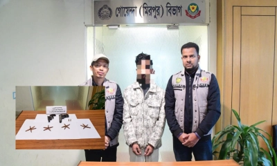 পল্লবীতে বিদেশি অস্ত্রসহ চিহ্নিত সন্ত্রাসী চক্রের সদস্য গ্রেপ্তার