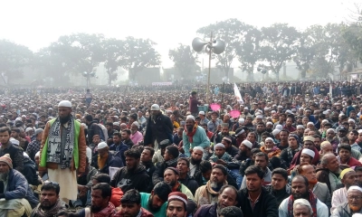 পঞ্চগড়ে ১০ দলীয় নির্বাচনি জনসভায় জনতার ঢল