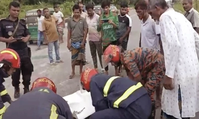 পূর্বাচলে অটোরিকশা-মোটরসাইকেল সংঘর্ষে নিহত ১