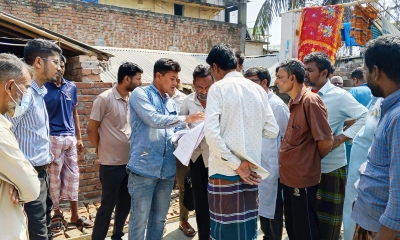 প্রশাসনের হস্তক্ষেপে ব্যর্থ হলো মন্দিরের জমি দখলের চেষ্টা