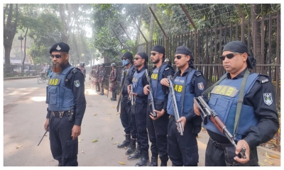 আজও ট্রাইব্যুনাল এলাকায় কড়া নিরাপত্তা