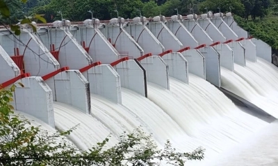 ফের খুলে দেওয়া হলো কাপ্তাই বাঁধের ১৬ গেট