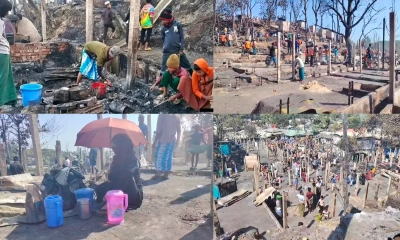 রোহিঙ্গা ক্যাম্পে পুড়ে গেছে ৪৫০ ঘর, মসজিদ ও শিক্ষাকেন্দ্র