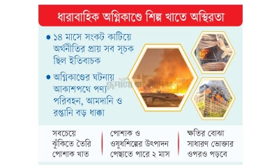 আগুনে দগ্ধ অর্থনীতি