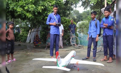 চার দিনে উড়োজাহাজ বানিয়ে আকাশ জয় রাজবাড়ীর রাহুলের