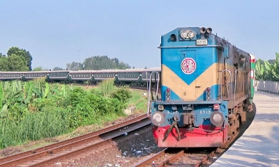 সোয়া তিন ঘণ্টা পর সিলেটের সঙ্গে ট্রেন চলাচল স্বাভাবিক