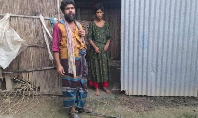 ভাইবোনের মানসিক অসুস্থতার কারণে শিকলবন্দি জীবনযাপন। ছবি- রূপালী বাংলাদেশ