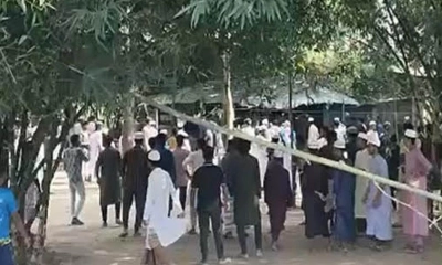 রাজশাহীতে খানকায় বিক্ষুব্ধ জনতার ভাঙচুর